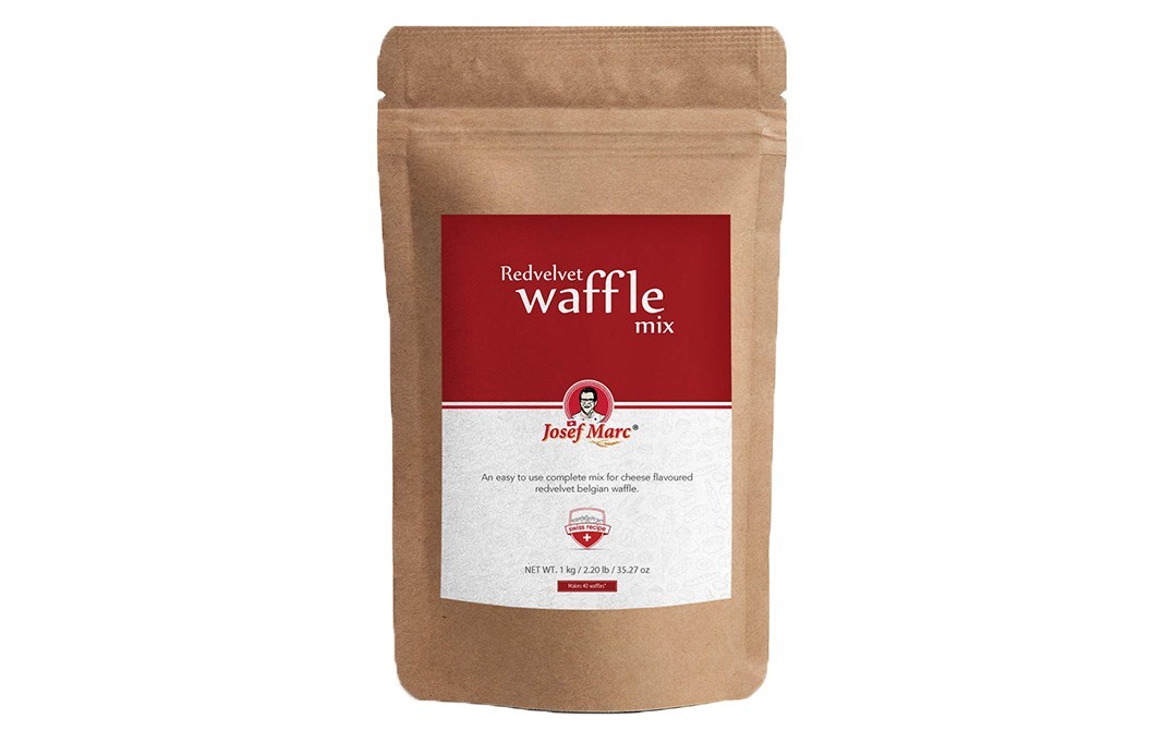 Josef Marc Redvelvet Waffle Mix    Pack  1 kilogram